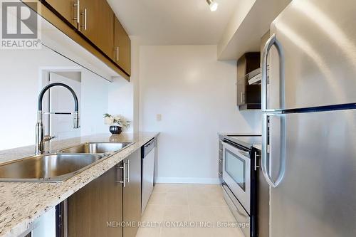 2202 - 190 Borough Drive, Toronto (Bendale), ON - Indoor Photo Showing Kitchen With Stainless Steel Kitchen With Double Sink