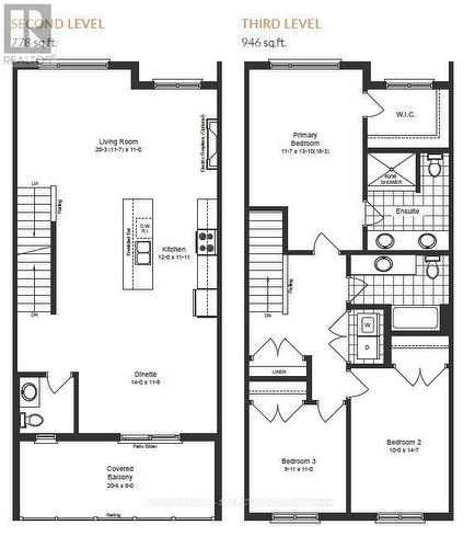 Interior Unit Floor Plans - 118 - 1965 Upperpoint Gate, London, ON 