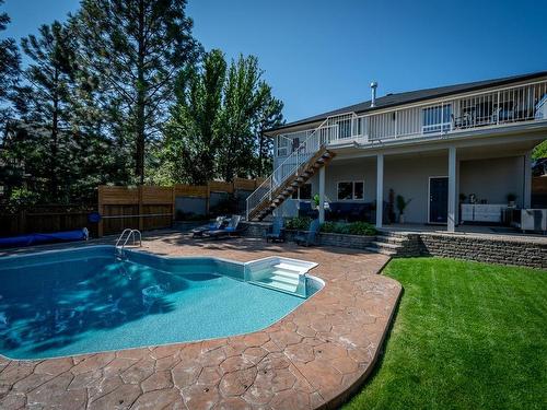 406 Azure Place, Kamloops, BC - Outdoor With In Ground Pool With Deck Patio Veranda