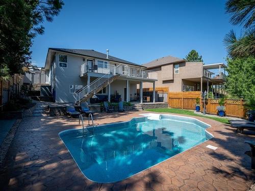 406 Azure Place, Kamloops, BC - Outdoor With In Ground Pool With Backyard