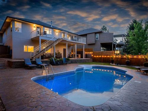 406 Azure Place, Kamloops, BC - Outdoor With In Ground Pool With Deck Patio Veranda