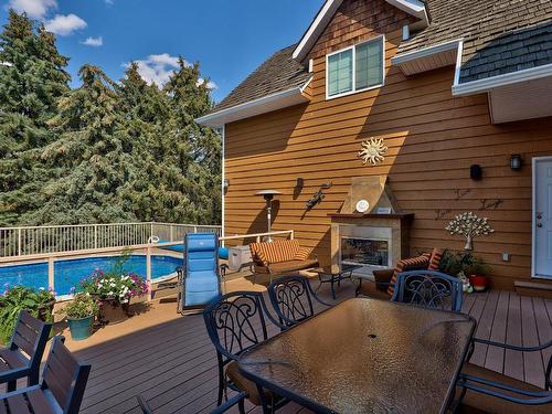 2246 Crescent Drive, Kamloops, BC - Outdoor With In Ground Pool With Deck Patio Veranda With Exterior