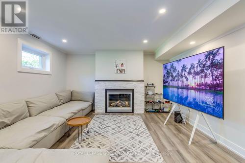 2220 Elmhurst Avenue, Oakville (Eastlake), ON - Indoor Photo Showing Living Room With Fireplace