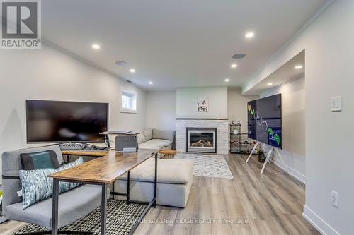 2220 Elmhurst Avenue, Oakville (Eastlake), ON - Indoor Photo Showing Living Room With Fireplace