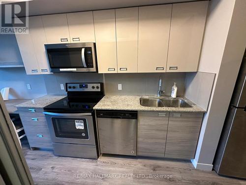 207 - 308 Lester Street, Waterloo, ON - Indoor Photo Showing Kitchen With Stainless Steel Kitchen With Double Sink