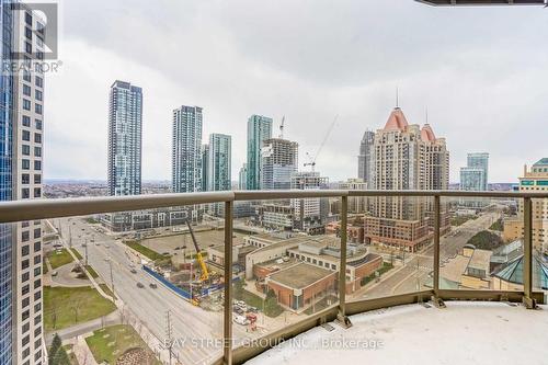 2002 - 310 Burnhamthorpe Road W, Mississauga (City Centre), ON - Outdoor With Balcony With View