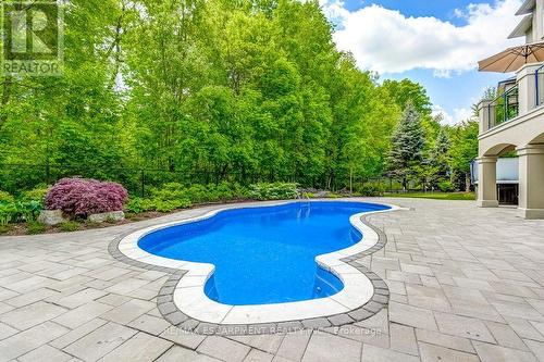 168 Diiorio Circle, Hamilton (Meadowlands), ON - Outdoor With In Ground Pool With Deck Patio Veranda With Backyard