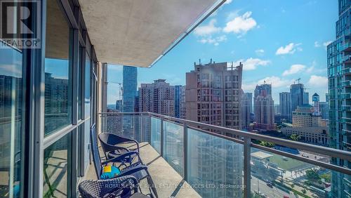 2603 - 225 Webb Drive, Mississauga (City Centre), ON - Outdoor With Balcony With View