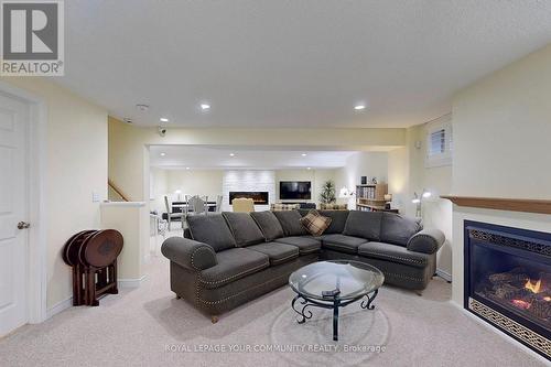 9 Bill Knowles Street, Uxbridge, ON - Indoor Photo Showing Living Room With Fireplace