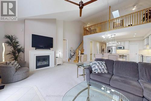 9 Bill Knowles Street, Uxbridge, ON - Indoor Photo Showing Living Room With Fireplace