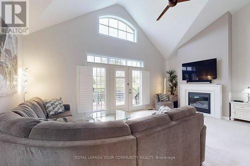 9 Bill Knowles Street, Uxbridge, ON - Indoor Photo Showing Living Room With Fireplace