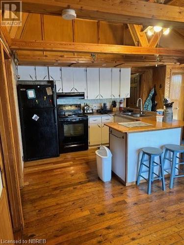 102 Maskinonge Island, St. Charles, ON - Indoor Photo Showing Kitchen With Double Sink