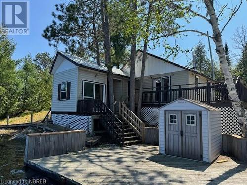 102 Maskinonge Island, St. Charles, ON - Outdoor With Deck Patio Veranda