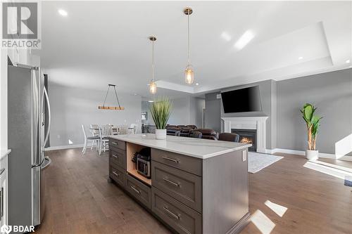 151 Cherrywood Parkway, Napanee, ON - Indoor Photo Showing Kitchen With Fireplace With Upgraded Kitchen