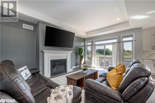 151 Cherrywood Parkway, Napanee, ON - Indoor Photo Showing Living Room With Fireplace