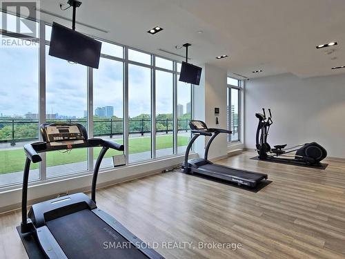 214 - 1 Neighbourhood Lane, Toronto (Stonegate-Queensway), ON - Indoor Photo Showing Gym Room