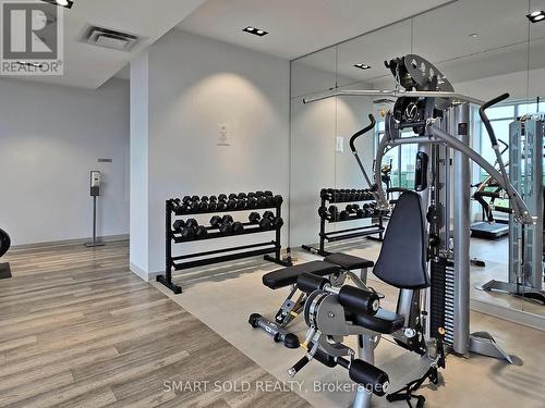 214 - 1 Neighbourhood Lane, Toronto (Stonegate-Queensway), ON - Indoor Photo Showing Gym Room