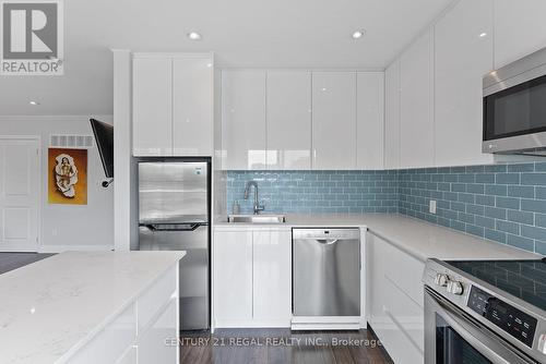 2504 Lakeshore Boulevard W, Toronto (Mimico), ON - Indoor Photo Showing Kitchen With Upgraded Kitchen