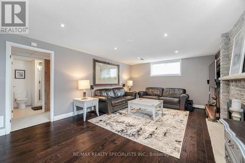 808 Coulson Avenue, Milton (Timberlea), ON - Indoor Photo Showing Living Room With Fireplace