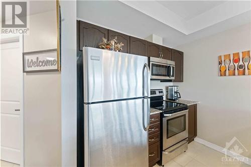 90 Landry Street Unit#909, Ottawa, ON - Indoor Photo Showing Kitchen With Stainless Steel Kitchen