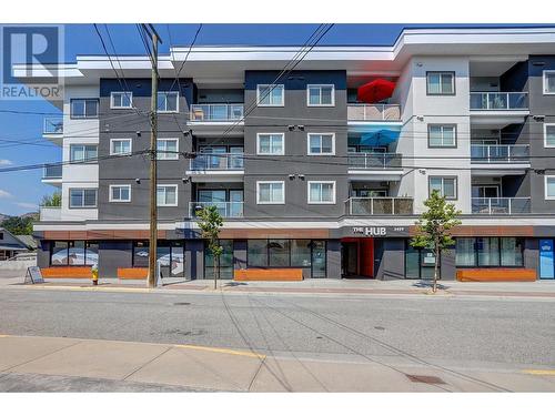 3409 28 Avenue Unit# 212, Vernon, BC - Outdoor With Balcony With Facade