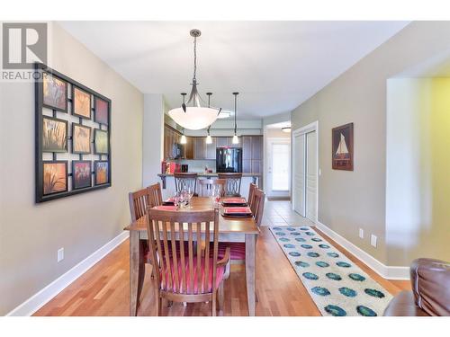 3996 Beach Avenue Unit# 221, Peachland, BC - Indoor Photo Showing Dining Room