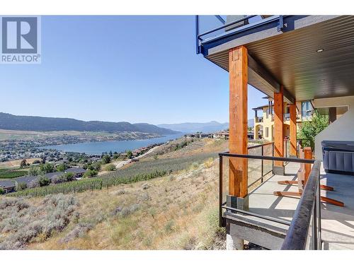 7716 Okanagan Hills Boulevard Unit# 2, Vernon, BC - Outdoor With Body Of Water With Deck Patio Veranda With View