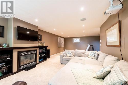 62 Belmont Crescent, Moose Jaw, SK - Indoor Photo Showing Other Room With Fireplace