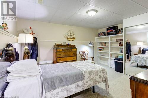 3rd large bedroom in basement - 292 Balaklava Street, Paisley, ON - Indoor Photo Showing Bedroom