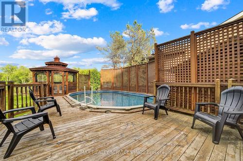 247 Sand Road, East Gwillimbury, ON - Outdoor With Above Ground Pool With Deck Patio Veranda