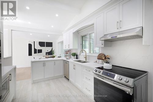 33 Valentine Drive, Toronto (Parkwoods-Donalda), ON - Indoor Photo Showing Kitchen With Double Sink