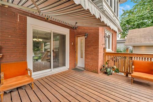 74 Balmoral Avenue S, Hamilton, ON - Outdoor With Deck Patio Veranda With Exterior