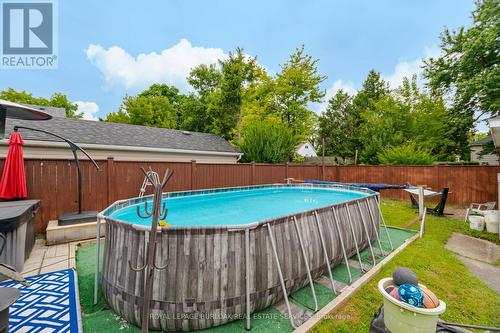 344 East 12Th Street, Hamilton (Hill Park), ON - Outdoor With Above Ground Pool With Backyard