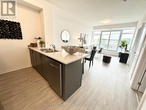 304 - 460 Dundas Street E, Hamilton, ON - Indoor Photo Showing Kitchen With Double Sink