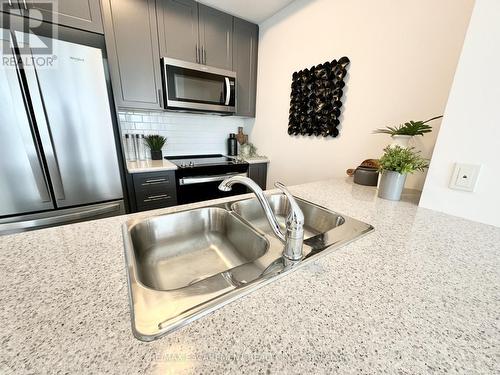 304 - 460 Dundas Street E, Hamilton, ON - Indoor Photo Showing Kitchen With Stainless Steel Kitchen With Double Sink