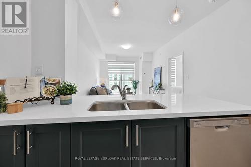 801 - 470 Dundas Street E, Hamilton (Waterdown), ON - Indoor Photo Showing Kitchen With Double Sink