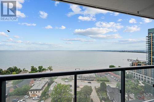 1503 - 370 Martha Street, Burlington, ON - Outdoor With Body Of Water With Balcony With View