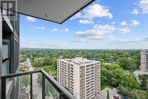 1503 - 370 Martha Street, Burlington, ON - Outdoor With Balcony With View