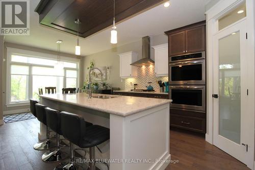 10138 Merrywood Drive, Lambton Shores (Grand Bend), ON - Indoor Photo Showing Kitchen With Upgraded Kitchen