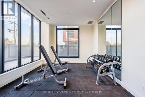 209 - 33 Frederick Todd Way, Toronto (Thorncliffe Park), ON - Indoor Photo Showing Gym Room