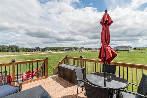 306 Duchek Drive, Ritchot Rm, MB - Outdoor With Deck Patio Veranda With View