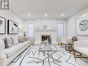 3282 Dragon Drive, Mississauga, ON  - Indoor Photo Showing Living Room With Fireplace 