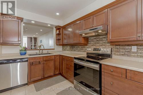 1508 - 4727 Sheppard Avenue E, Toronto (Agincourt South-Malvern West), ON - Indoor Photo Showing Kitchen With Double Sink