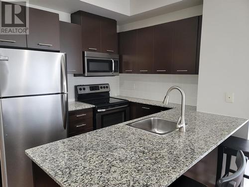 1711 - 360 Square One Drive, Mississauga (City Centre), ON - Indoor Photo Showing Kitchen With Stainless Steel Kitchen With Upgraded Kitchen