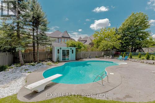 4 Champion Court, Brampton (Credit Valley), ON - Outdoor With In Ground Pool With Backyard