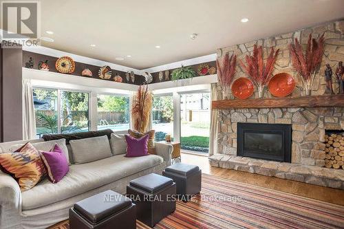 161 Dornie Road, Oakville (Eastlake), ON - Indoor Photo Showing Living Room With Fireplace