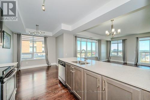 504 - 2470 Prince Michael Drive, Oakville (Iroquois Ridge North), ON - Indoor Photo Showing Kitchen With Double Sink