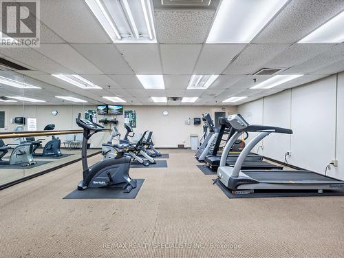 1408 - 20 Cherrytree Drive, Brampton, ON - Indoor Photo Showing Gym Room