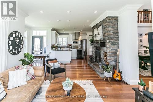 1231 Martins Boulevard, Brampton (Bram West), ON - Indoor Photo Showing Living Room With Fireplace