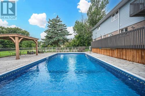 1923 10Th Line, Innisfil, ON - Outdoor With In Ground Pool With Deck Patio Veranda With Backyard